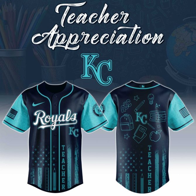 Celebrate Educators With Kc Royals Teacher Appreciation Jersey - Perfect For Gifting!