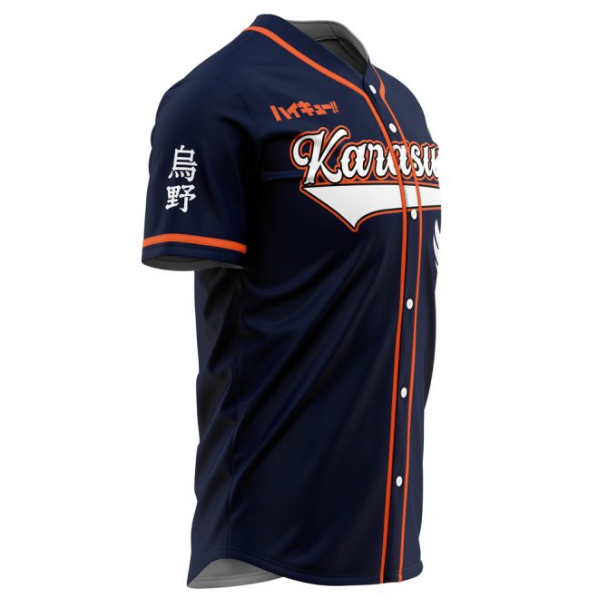 Custom Karasuno Baseball Jersey – Anime-Inspired, Personalized Name & Number, Premium Quality Shirt - Image 4