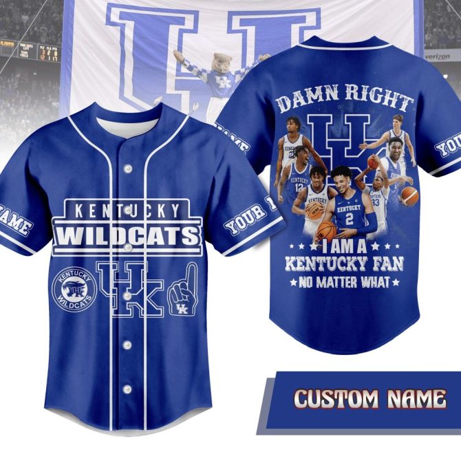 Custom Kentucky Wildcats Fan Jersey – Personalize Your Game Day Gear!