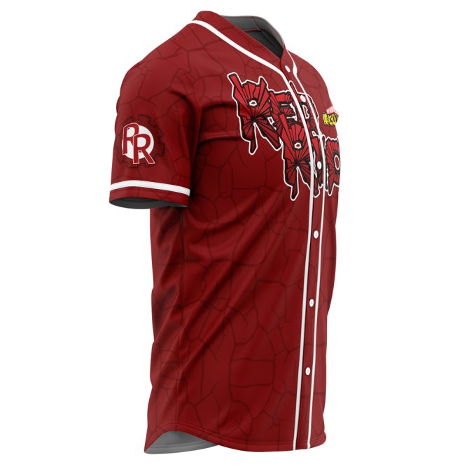 Custom Anime-Themed Red Baseball Jersey - Personalized Name & Number - Perfect For Fans - Image 4