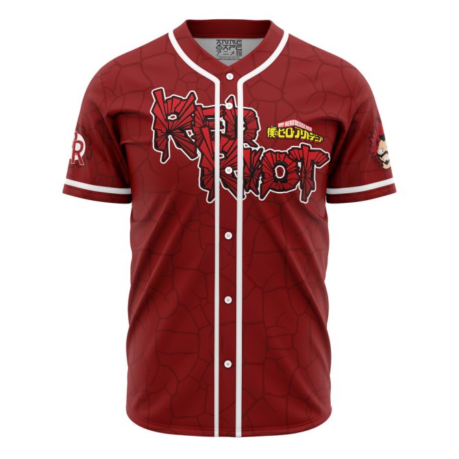 Custom Anime-Themed Red Baseball Jersey - Personalized Name & Number - Perfect For Fans - Image 2