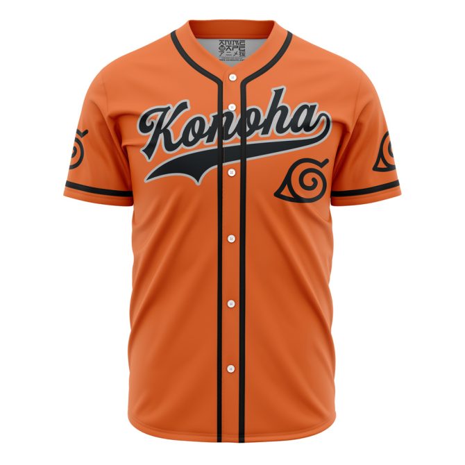 Custom Konoha Baseball Jersey – Personalized Anime Apparel For Fans - Image 2