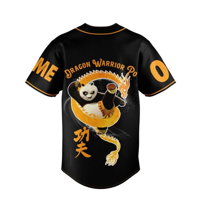 Custom Kung Fu Panda 4 Jersey - Personalized Name & Number - Unique Gift! - Image 3