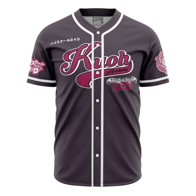 Anime-Inspired Kuoh Academy Baseball Jersey – Stylish High School Dxd Fan Gear
