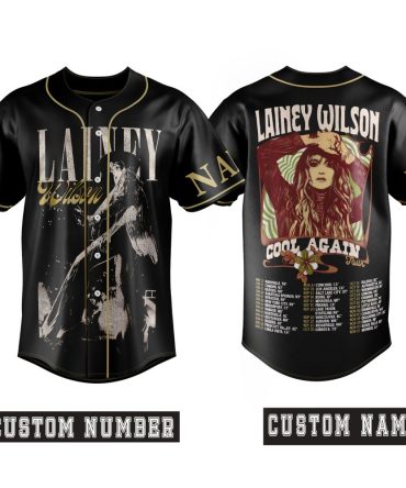 Customizable Lainey Wilson Cool Again Tour Jersey - Personalized Name & Number
