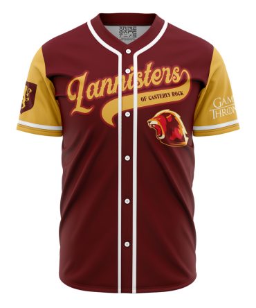 Game Of Thrones Lannister Baseball Jersey - Premium Official Fan Wear