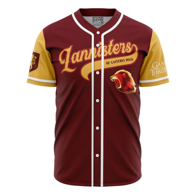 Game Of Thrones Lannister Baseball Jersey - Premium Official Fan Wear