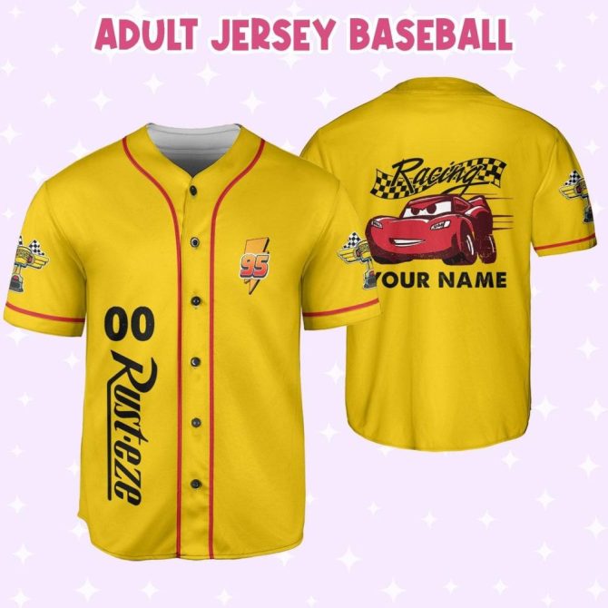 Custom Racing Baseball Jersey For Kids/Youth/Adults – Personalize With Name & Number! - Image 5