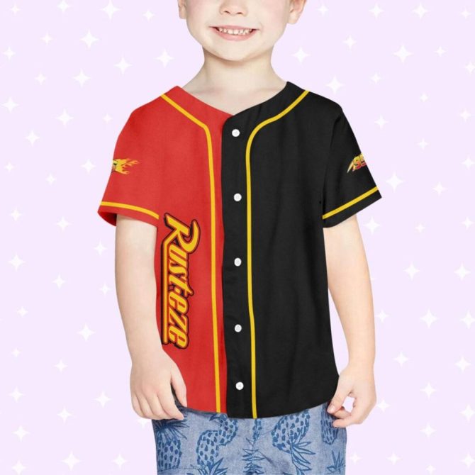 Custom Lightning Mcqueen Baseball Jersey – Kids/Youth/Adult Sizes – Add Your Text & Number! - Image 5