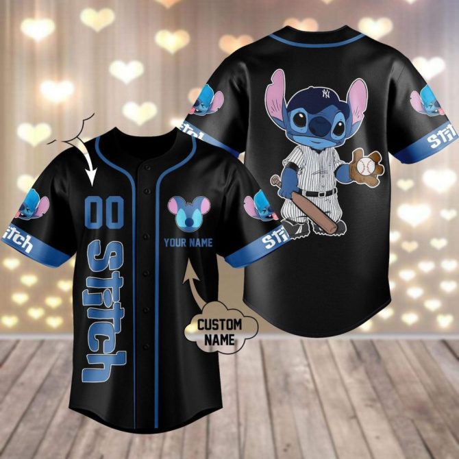 Custom Stitch Baseball Jersey - Personalized Name, Fun & Stylish Sportswear Gift