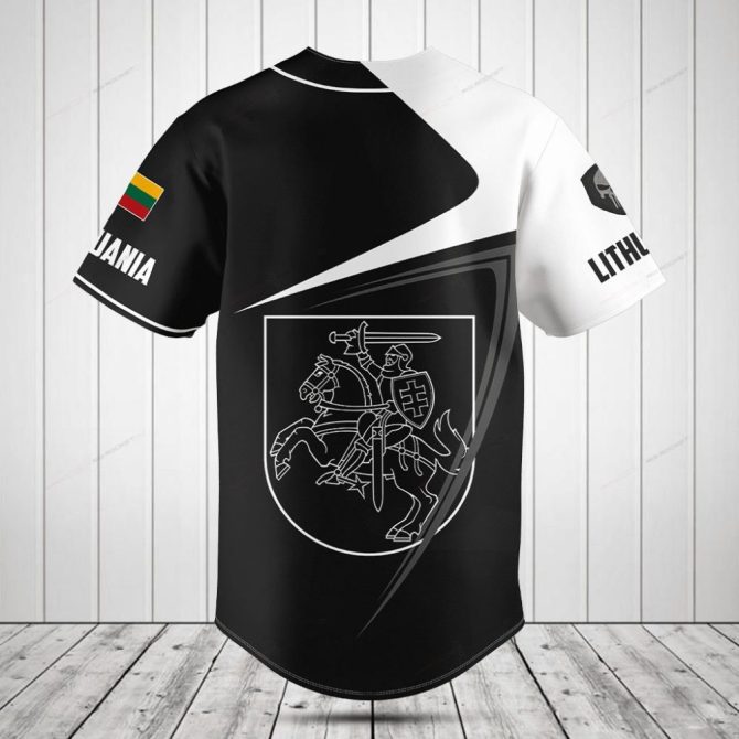 Lithuania Pride Custom Jersey – Personalized Sportswear With National Emblem - Image 2