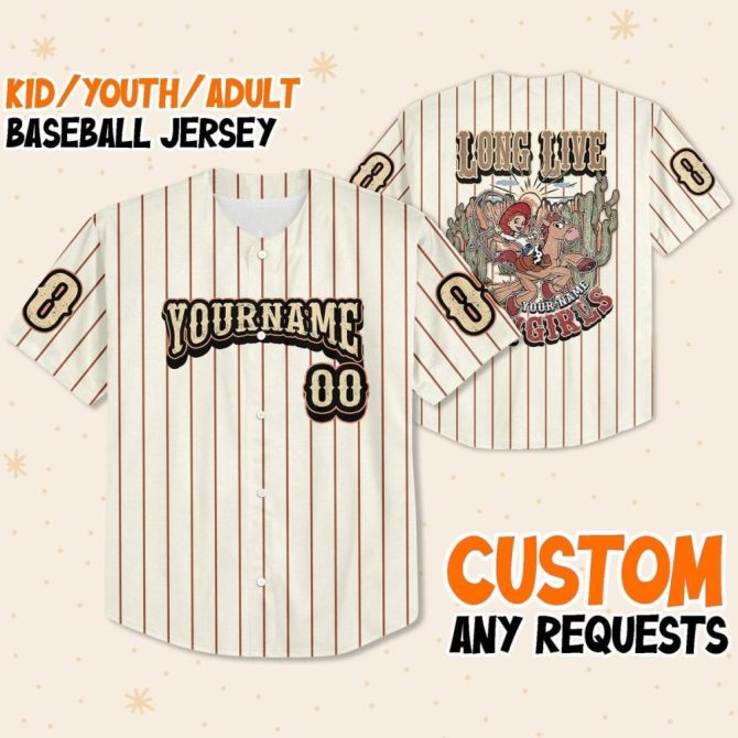 Custom Baseball Jersey For Kids/Youth/Adults - Personalize With Name & Number - Perfect Gift! - Image 2