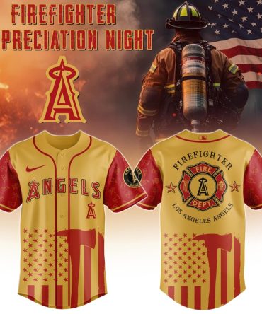 Honor Heroes: Firefighter Appreciation Night Jersey – Limited Edition Angels Gear