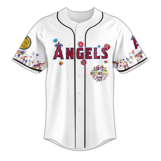 Celebrate National Hispanic Heritage Month With Exclusive Angels Jersey – Vibrant Design, Perfect Fit! - Image 2