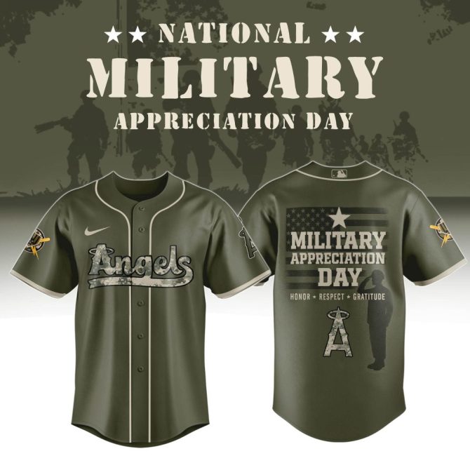 Honor Our Heroes: Angels Military Appreciation Jersey - Limited Edition Tribute