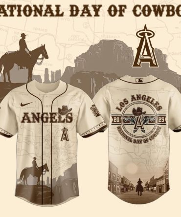 Celebrate National Day Of Cowboy With Exclusive Los Angeles Angels Jersey