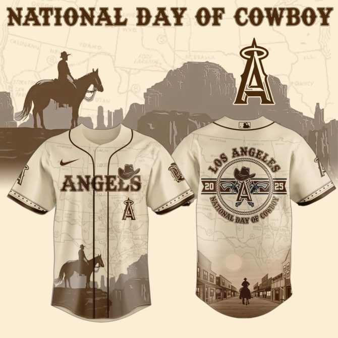 Celebrate National Day Of Cowboy With Exclusive Los Angeles Angels Jersey