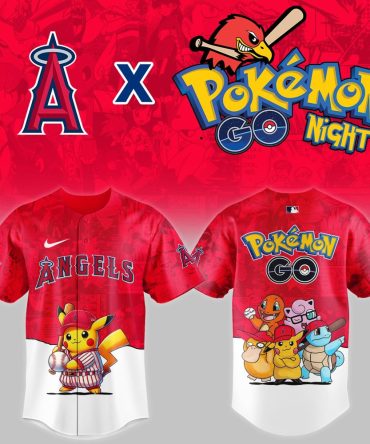 Exclusive Angels X Pokémon Go Night Jersey - Limited Edition Pikachu Design