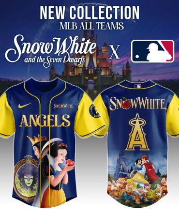 Exclusive Snow White X Mlb Angels Jersey - New Collection For Fans!