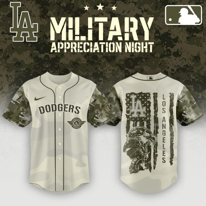 La Dodgers Military Appreciation Jersey - Limited Edition Camo Design