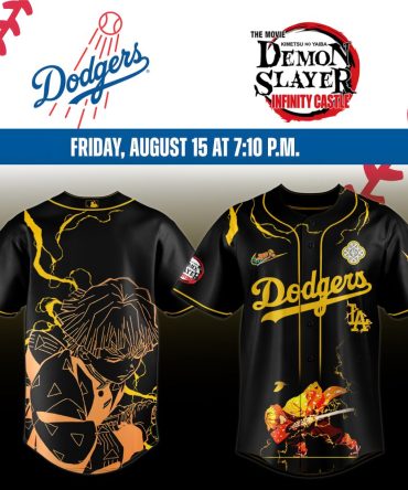 Dodgers X Demon Slayer Limited Edition Baseball Jersey - Exclusive Design