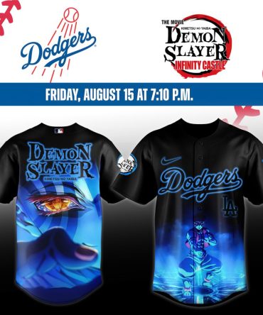 Exclusive Dodgers X Demon Slayer Jersey – Limited Edition Anime Sportswear