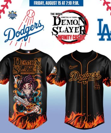 Dodgers X Demon Slayer Limited Edition Jersey – Exclusive Anime Baseball Gear