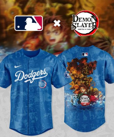Dodgers X Demon Slayer Limited Edition Jersey – Anime Baseball Fan Must-Have!