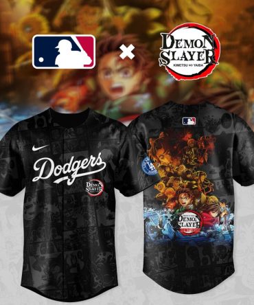Dodgers X Demon Slayer Limited Edition Jersey - Official Mlb Anime Mashup Gear