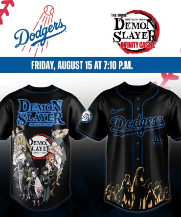 Demon Slayer X Dodgers Limited Edition Jersey – Exclusive Anime Crossover!