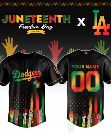 Custom Juneteenth Dodgers Jersey – Celebrate Freedom Day In Style , Personalized La Apparel