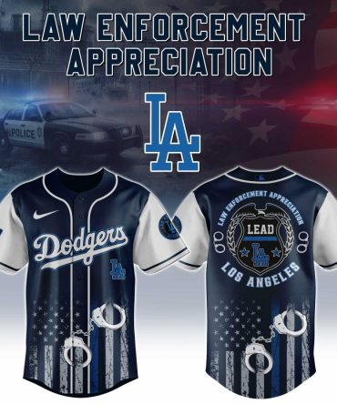 Honor Law Enforcement: La Dodgers Themed Jersey – Perfect Gift For Fans & Officers