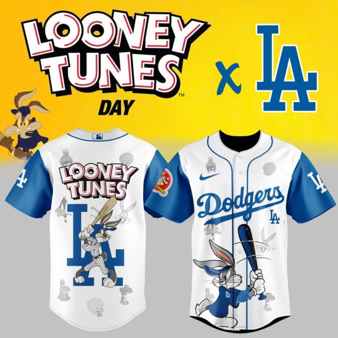 Exclusive Looney Tunes X La Dodgers Jersey – Limited Edition Fan Gear!