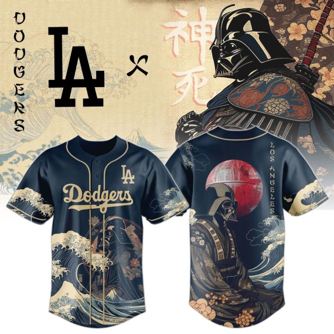 Limited Edition Dodgers Samurai Jersey – Unique Art Design For Fans