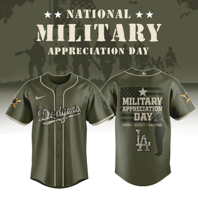 Honor Our Heroes: Military Appreciation Day Dodgers Jersey - Limited Edition