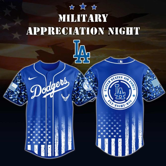Limited Edition Dodgers Military Appreciation Jersey – Honor Our Heroes In Style!