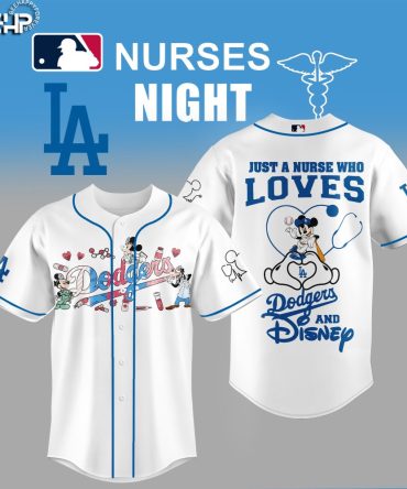 Disney Dodgers Nurse Night Baseball Jersey - Perfect Gift For Healthcare Heroes & Mlb Fans!