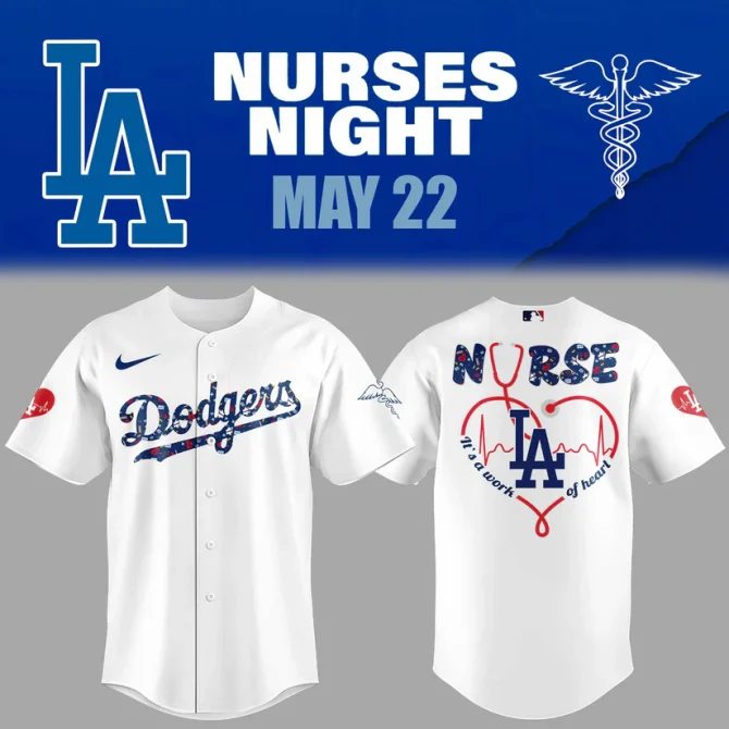 Celebrate Nurses Night With Exclusive La Dodgers Jersey – Limited Edition!