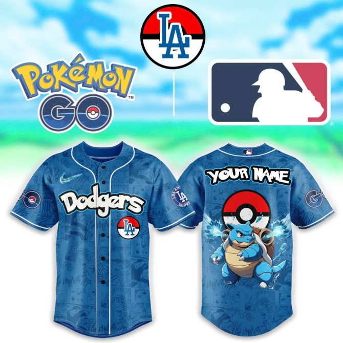 Custom La Dodgers X Pokémon Jersey – Limited Edition Mlb Fan Gear