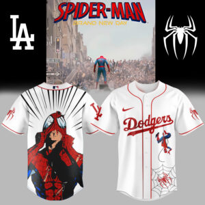 Spider-Man X Dodgers Baseball Jersey - Limited Edition Fan Gear