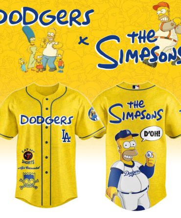 Limited Edition Dodgers X Simpsons Jersey – Iconic Cartoon Collaboration Gear
