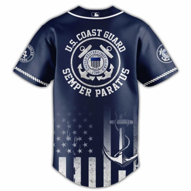 Exclusive Dodgers Coast Guard Honor Jersey – Show Your Pride With Style! - Image 3