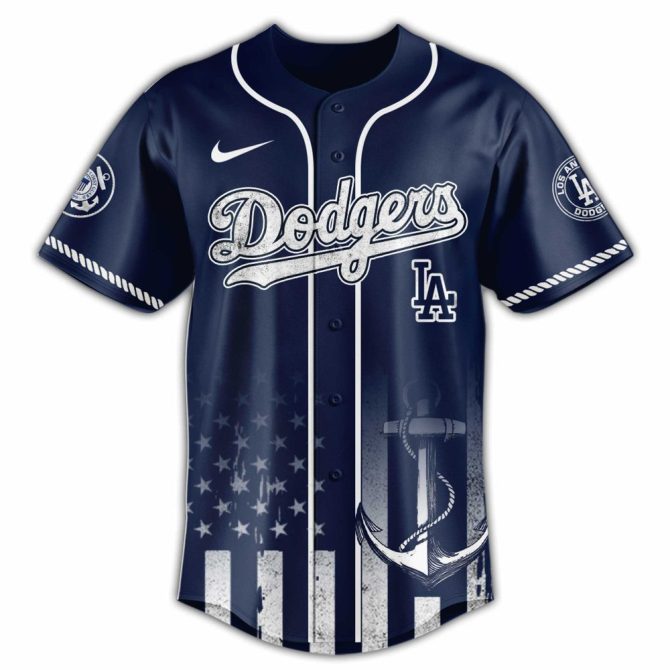 Exclusive Dodgers Coast Guard Honor Jersey – Show Your Pride With Style! - Image 2