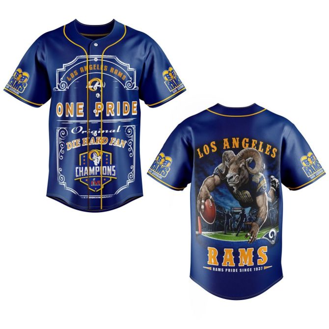 Los Angeles Rams Fan Jersey - Champion Pride Design, Die-Hard Supporter Gear