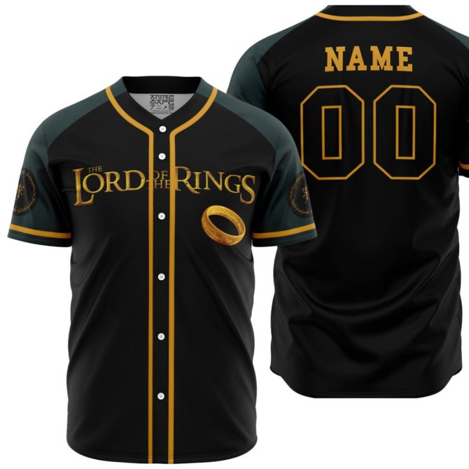 Personalized Lord Of The Rings Baseball Jersey - Custom Name & Number Gift