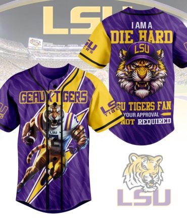 Lsu Tigers Fan Jersey - Die Hard Supporter Apparel For Game Day Pride