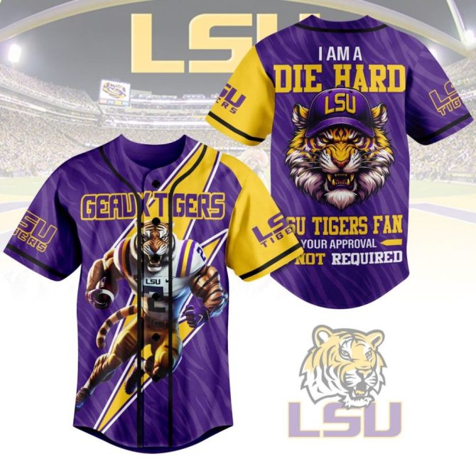 Lsu Tigers Fan Jersey - Die Hard Supporter Apparel For Game Day Pride