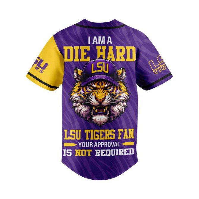 Lsu Tigers Fan Jersey - Die Hard Supporter Apparel For Game Day Pride - Image 3