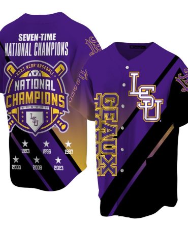 Lsu Tigers 7-Time National Champions Jersey – Celebrate 2023 Victory In Style!