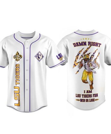 Lsu Tigers Fan Jersey – Bold Graphic Design For Die-Hard Supporters , Win Or Lose Pride